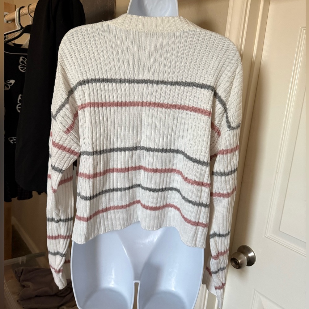 Striped Ribbed Sweater - Picture 2 of 3
